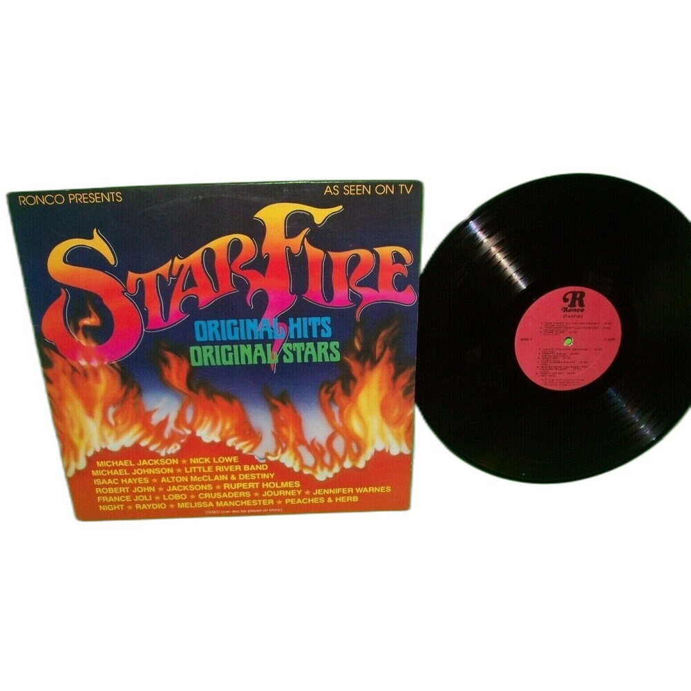 Ronco Star Fire Vinyl LP Record Album Michael Jackson The Jacksons Journey 1980